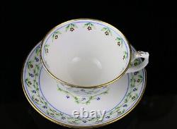 Vintage Tiffany & Co. Le Tallec France Private Stock Porcelain Cup & Saucer Set