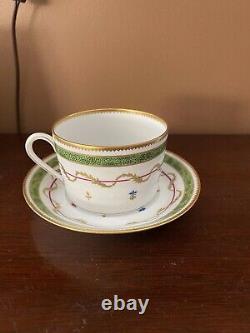 Vintage Tiffany Haviland Limoge Coffee Cup & Saucer