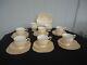 Vintage Bell Bone China England 21 Piece Tea Set Nude Skin Pink 6 Cups & Saucers