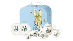 Wedgewood Peter Rabbit Child Tea Set Mini Tea Cup Saucer Tea Pot Plate Sugar Pot