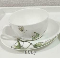 Wedgwood #62 Vera Wang Floral Leaf Cup Saucer set