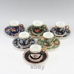 Wedgwood Demitasse Cup & Saucer x6 Tableware Limited edition set Porcelain