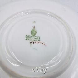 Wedgwood Florentine Green Porcelain Cup&Saucer Made In England Peony Dragons Tea